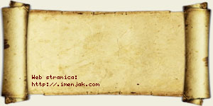 Milena Aćimac vizit kartica